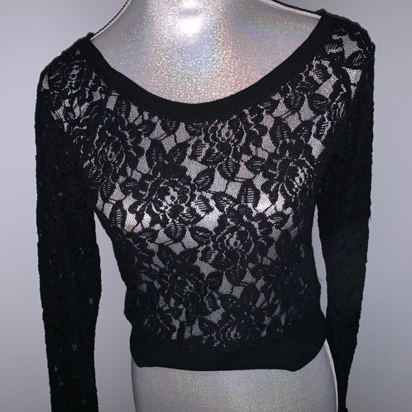 Express Tops - Lace long sleeve Express Top